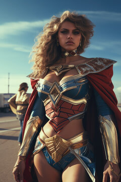 Sci-Fi Fantasy Superhero Girl 