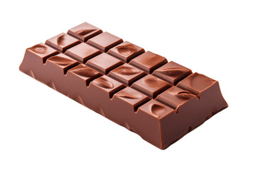 Chocolate Bar on Transparent Background. AI