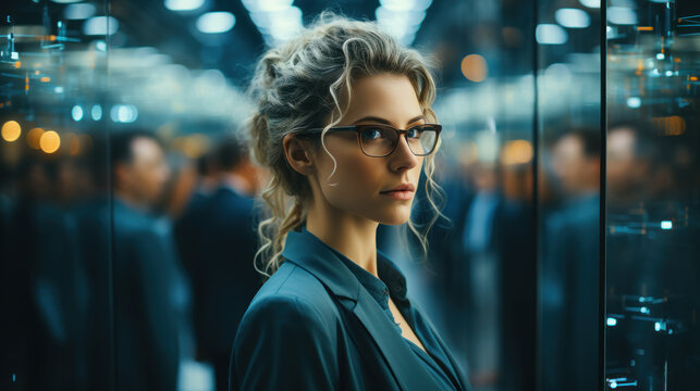 Futuristic Visions: Empowering Modern Business Portraits. Generative AI