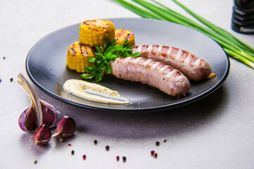 grilled sausages for online restaurant menu