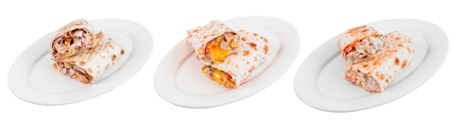 3 different types of doner durum