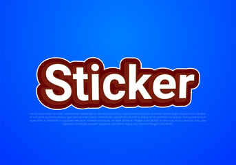 Fototapeta premium Text style effect with text style graphic element.