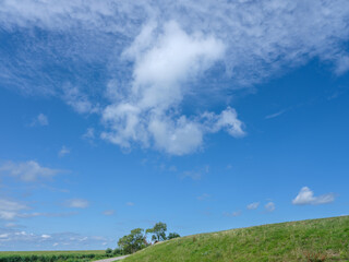 Noorderdyk , Molkwerum in Friesland