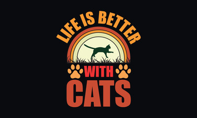 Cat T Shirt Design Bundle