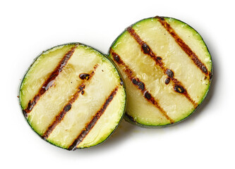 grilled zucchini slices
