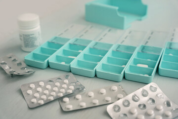 Medikamente vorsortieren - Medikamenteneinnahme