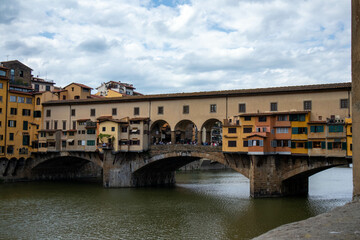 Fototapeta na wymiar Ponte Vecchio, città di Firenze, Toscana
