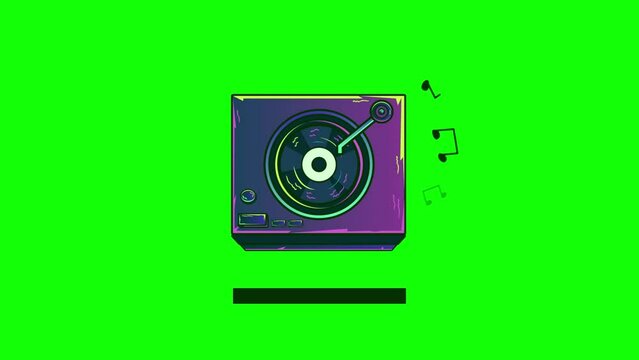 pack animation to complement the content in hip hop style with green screen chroma key
