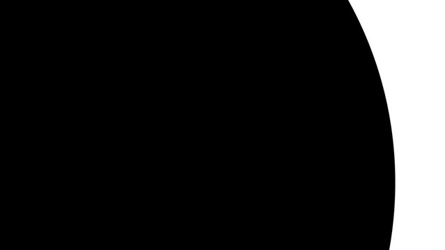 Simple round transition mask - circle cascade. Looped animation with alpha channel	