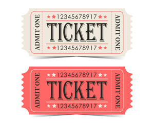 retro golden vintage ticket template