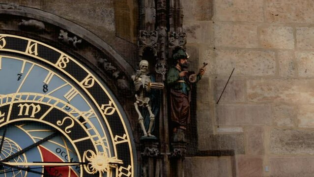 Prague Astronomical Clock, scientific monument of the medieval period, located in the capital of the Czech Republic.