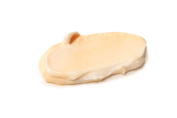 White sauce splashes isolated on white background.
