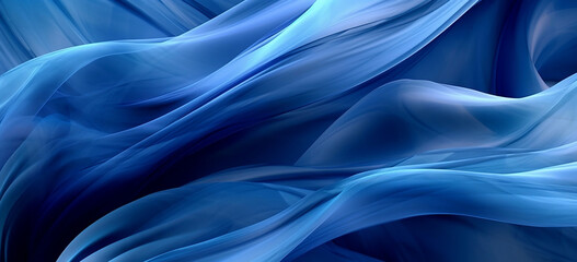 A Saturated Abstract Blue Background