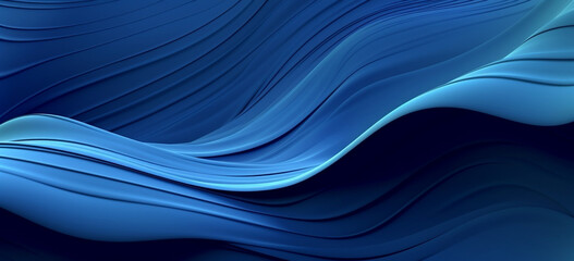 A Saturated Abstract Blue Background