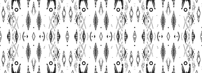 Seamless batik pattern,Seamless tribal batik pattern,and Seamless motif pattern resemble ethnic boho, Aztec,and ikat styles.designed for use in satin,wallpaper,fabric,curtain,carpet,Batik Embroidery