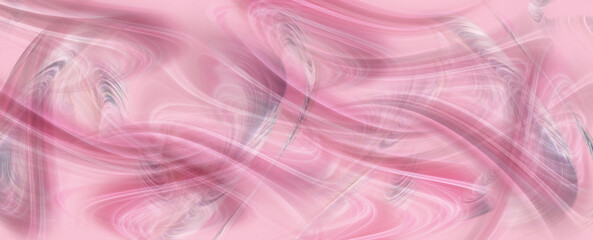 Fototapeta premium Pink movement digital art