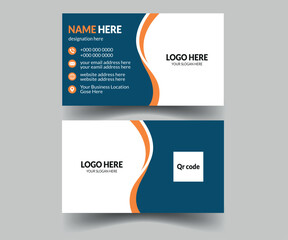 Creative simply double sided business card Design 