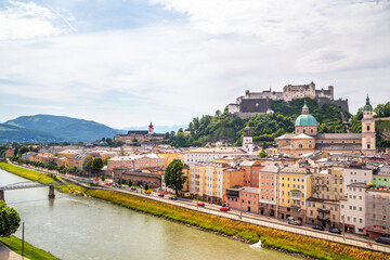 Fototapeta premium Blick auf Salzburg, Österreich 