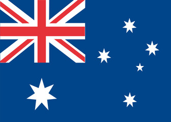 Australia flag, Australia - vector illustration
