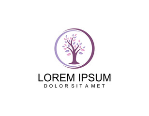 beauty woman logo template