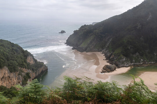 Tina Menor Estuary. Sable Beach. Cantabria