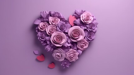 Beautiful purple roses background. Color of the holiday. Gift to a woman. Deep purple color.