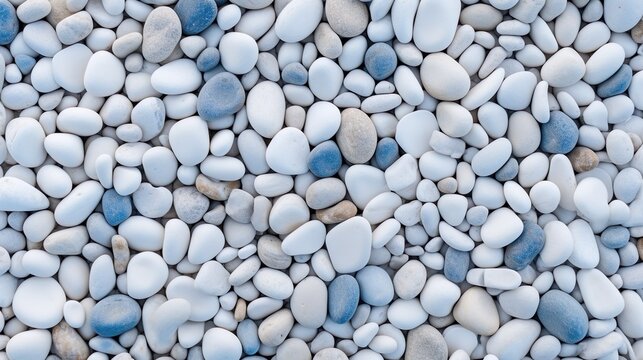 Abstract nature background with colorful pebble stones