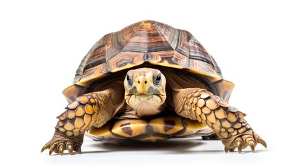 turtle isolated on white background wildlife nature