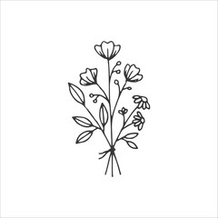 Wedding design element, Handdrawn element, Clipart, Drawing, Illustration