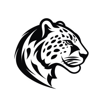 Cheetah logo, cheetah icon, cheetah head, vector