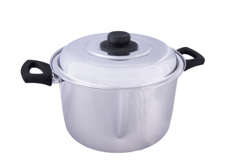 Transparent Background PNG of Metal Cooking Pot - Versatile Kitchen Essential for Culinary Masterpieces
