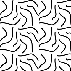 Black and white pattern, print. Abstract background in zebra style, print, wallpaper