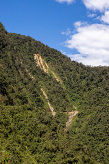 Fototapeta premium Landscape around the famous death road, the 