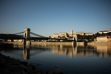 Fototapeta premium Sunriseover the river