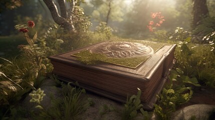 fairy books in nature