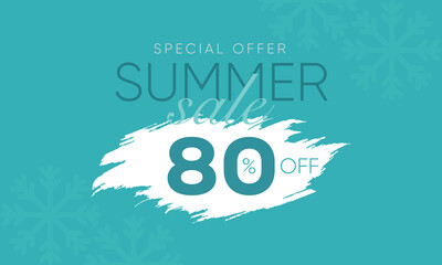 winter sale offer 80% off, winter sale 80% off vector, winter sale banner, winter sale offer banner design