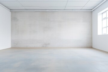 Background of the building's empty white wall.