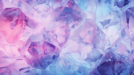 Multicolored glow ice texture background Generative AI