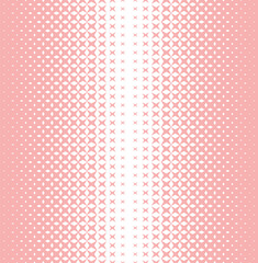 Halftone pattern with rhombuses and stars. Abstract geometric gradient background. Vector illustration.