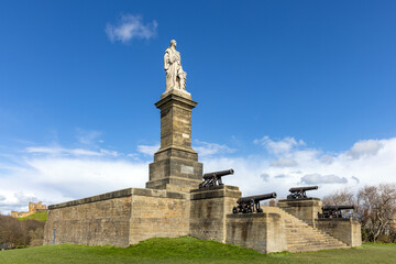 Admiral Lord Collingwood monument in Tynemouth, north-east England. 