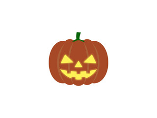 ハロウィンかぼちゃアイコンA光