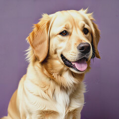 Golden retriever portrait
