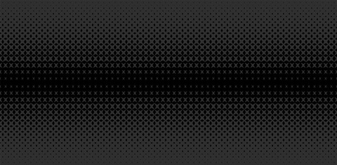 Obraz premium Halftone pattern with rhombuses and stars. Abstract geometric gradient background. Vector illustration,