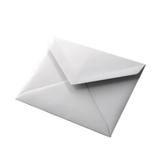Envelope with letter. isolated object, transparent background