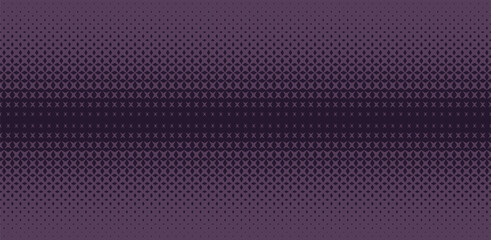 Halftone pattern with rhombuses and stars. Abstract geometric gradient background. Vector illustration,