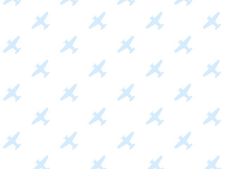プロペラ飛行機マークパターン背景：A