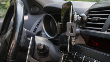Universal mount holder for smart phones or tablet. Car dashboard or wind-shield holder bracket for...