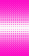 Halftone pattern with rhombuses and stars. Abstract geometric gradient background. Vector illustration,