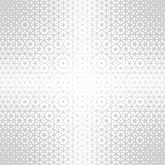 Halftone pattern with rhombuses and stars. Abstract geometric gradient background. Vector illustration,