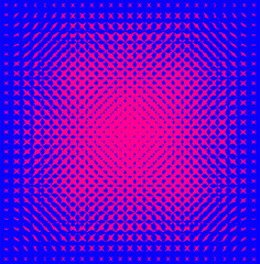 Halftone pattern with rhombuses and stars. Abstract geometric gradient background. Vector illustration,